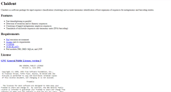 Desktop Screenshot of claident.org